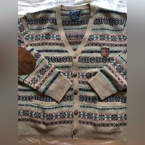 CUSTOM Polo Sport Ralph Lauren Fair Isle Cardigan Sweater